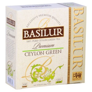 BASILUR Premium ceylon green nepřebal 100 sáčků
