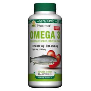 BIO PHARMA Omega 3 Forte 1200 mg + EPA + DHA 90+45 tobolek