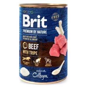BRIT Premium by Nature Beef & Tripes konzerva pro psy 1 ks
