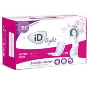 ID Light ultra mini inkontinenční vložky 1 kapka 28 kusů