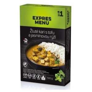 EXPRES MENU Žluté kari s tofu a jasminovou rýží 500 g