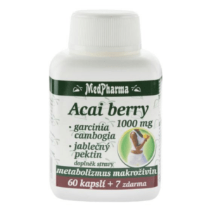 MEDPHARMA Acai berry 1000 mg + garcinia 67 kapslí