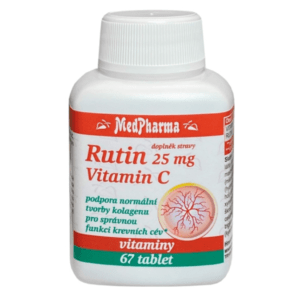 MEDPHARMA Rutin 25 mg + vitamin C 67 tablet