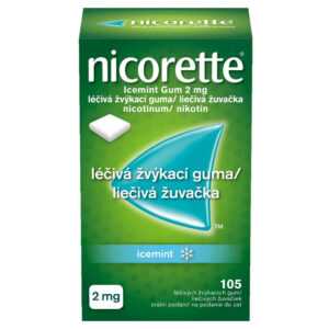 NICORETTE Icemint 2 mg Léčivá žvýkací guma 105 kusů