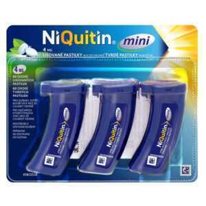 NIQUITIN Mini pastilky rozpustné v ústech 4 mg 60 kusů