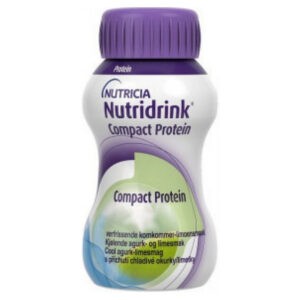 NUTRIDRINK Compact protein příchuť chladivého okurky a limetky 4 x 125 ml