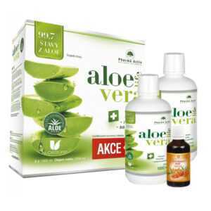 PHARMA ACTIV Aloe Vera Live 1+1 1000 ml + 100% Rakytníkový olej 50 ml