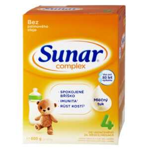 SUNAR Complex 4 Pokračovací batolecí mléko od 24 měsíců 600 g