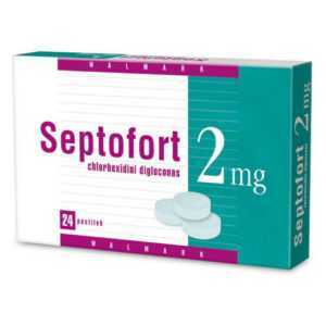 SEPTOFORT 2 mg Pastilky rozpustné v ústech 24 kusů