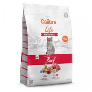 CALIBRA Life Sterilised Beef granule pro kastrované/ste­rilizované kočky 1