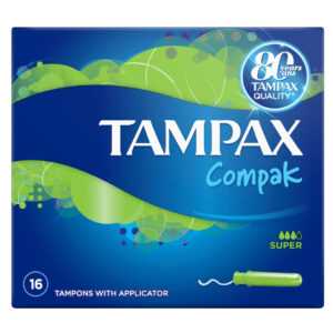 TAMPAX Compak Super Tampony s aplikátorem 16 ks