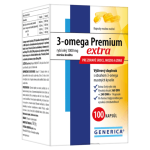 GENERICA Omega 3 premium extra 100 kapslí