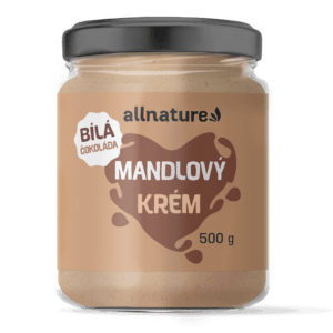 ALLNATURE Mandlový krém s bílou čokoládou 500 g