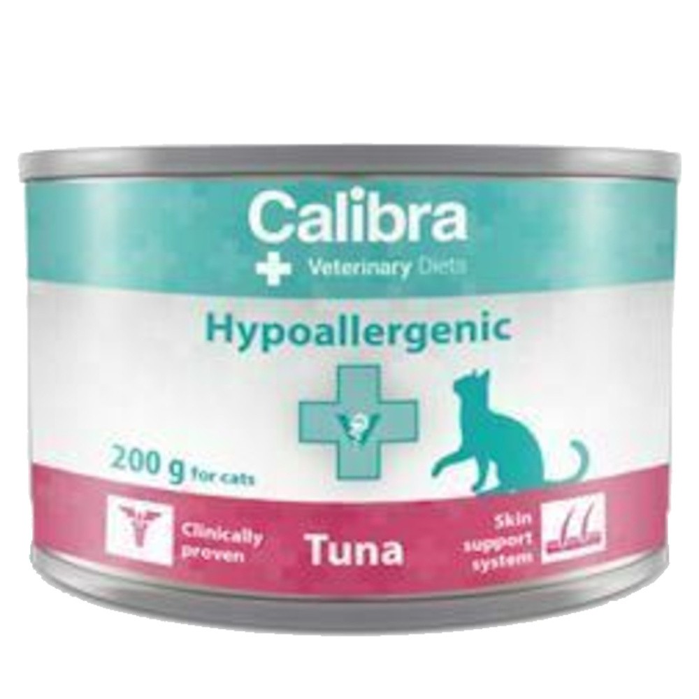 CALIBRA Veterinary Diets Hypoallergenic konzerva pro kočky tuňák 200 g