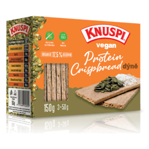 KNUSPI Vegan protein crispbread dýně 150 g