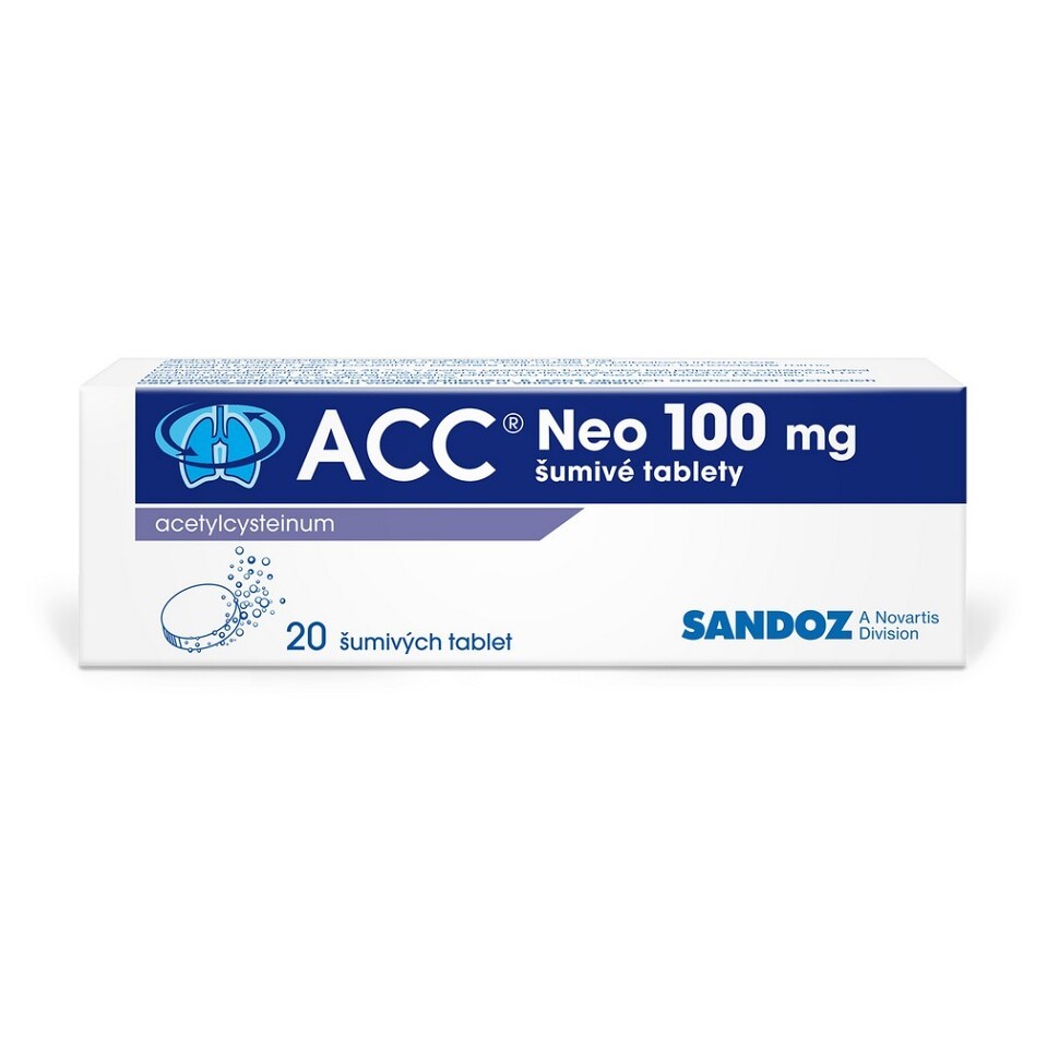 ACC 100 NEO 20x100 mg šumivých tablet