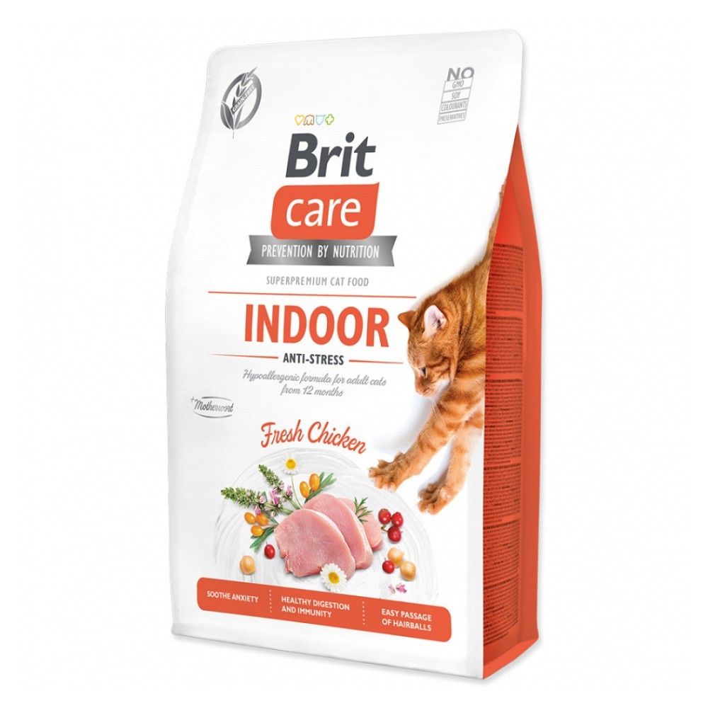 BRIT Care Cat Indoor Anti-stress granule pro kočky od 12. měsíců 1 ks