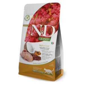 N&D Quinoa Skin & Coat Quail & Coconut pro kočky 1